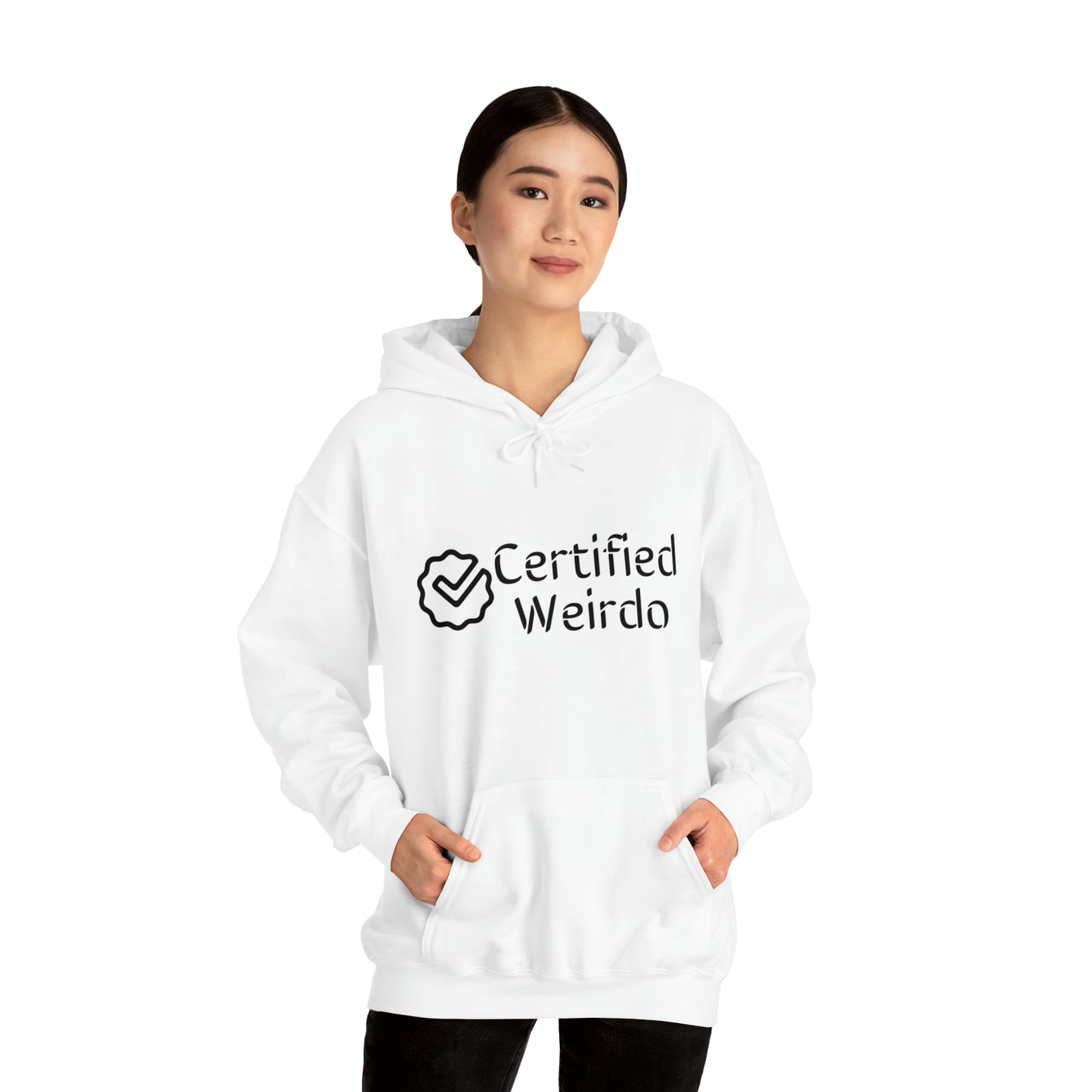 Certified Weirdo Hoodie | Unisex Heavy Blend™ Hooded Sweatshirt