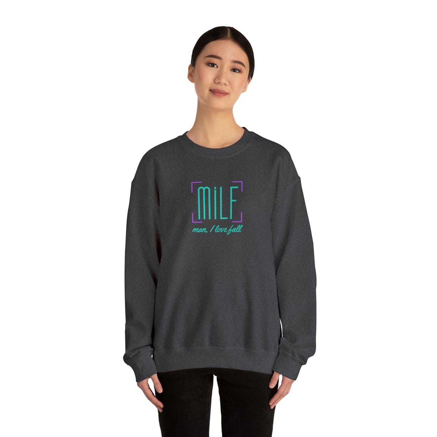 Man, I love fall T-shirt / Sweatshirt | Unisex Heavy Blend™ Crewneck Sweatshirt