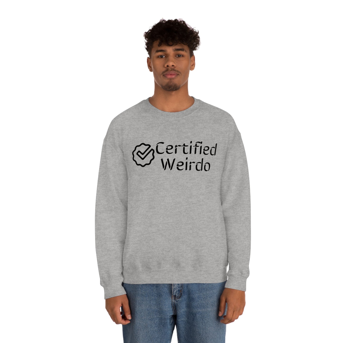 Certified Weirdo Sweatshirt | Unisex Heavy Blend™ Crewneck Sweatshirt