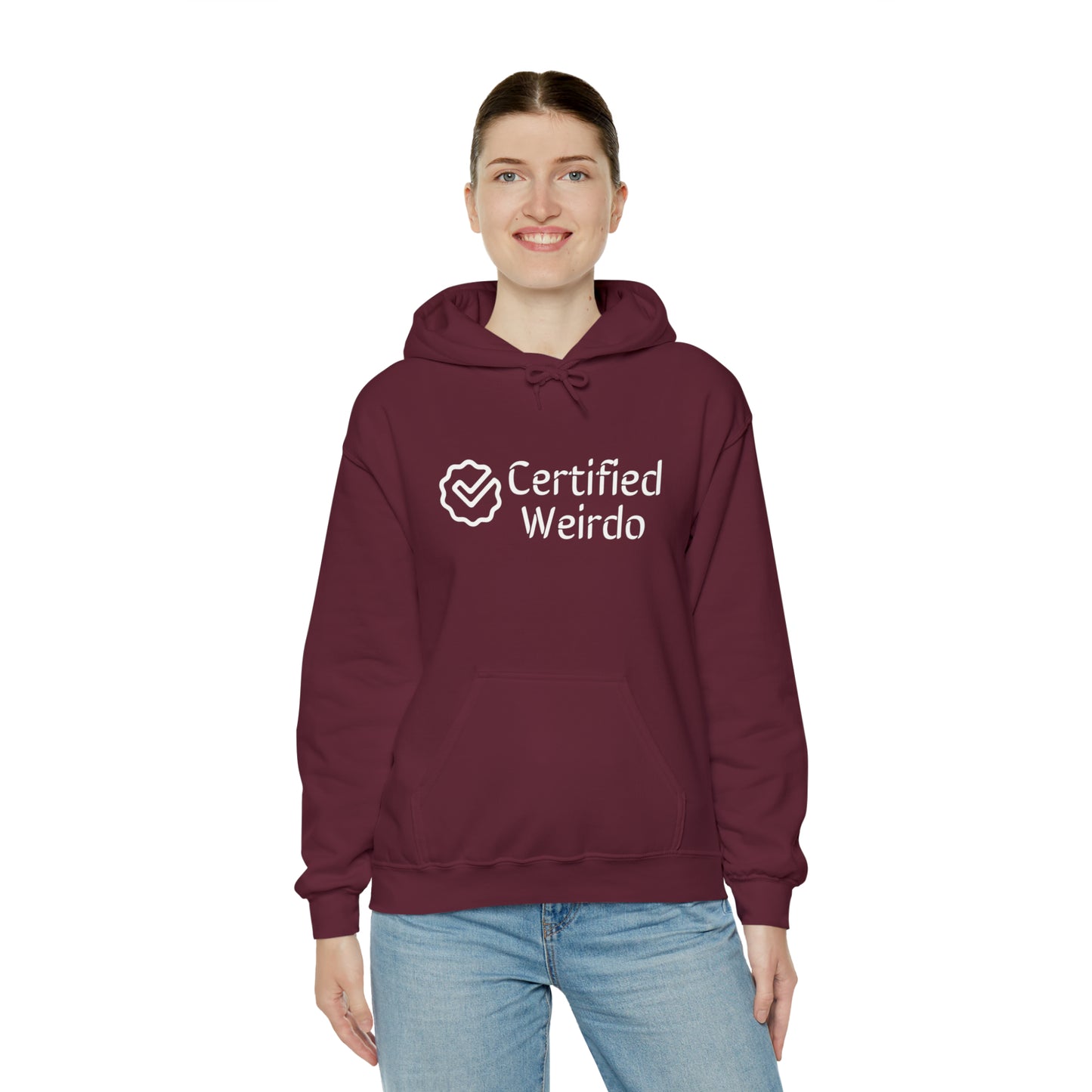 Certified Weirdo Hoodie | Unisex Heavy Blend™ Hooded Sweatshirt