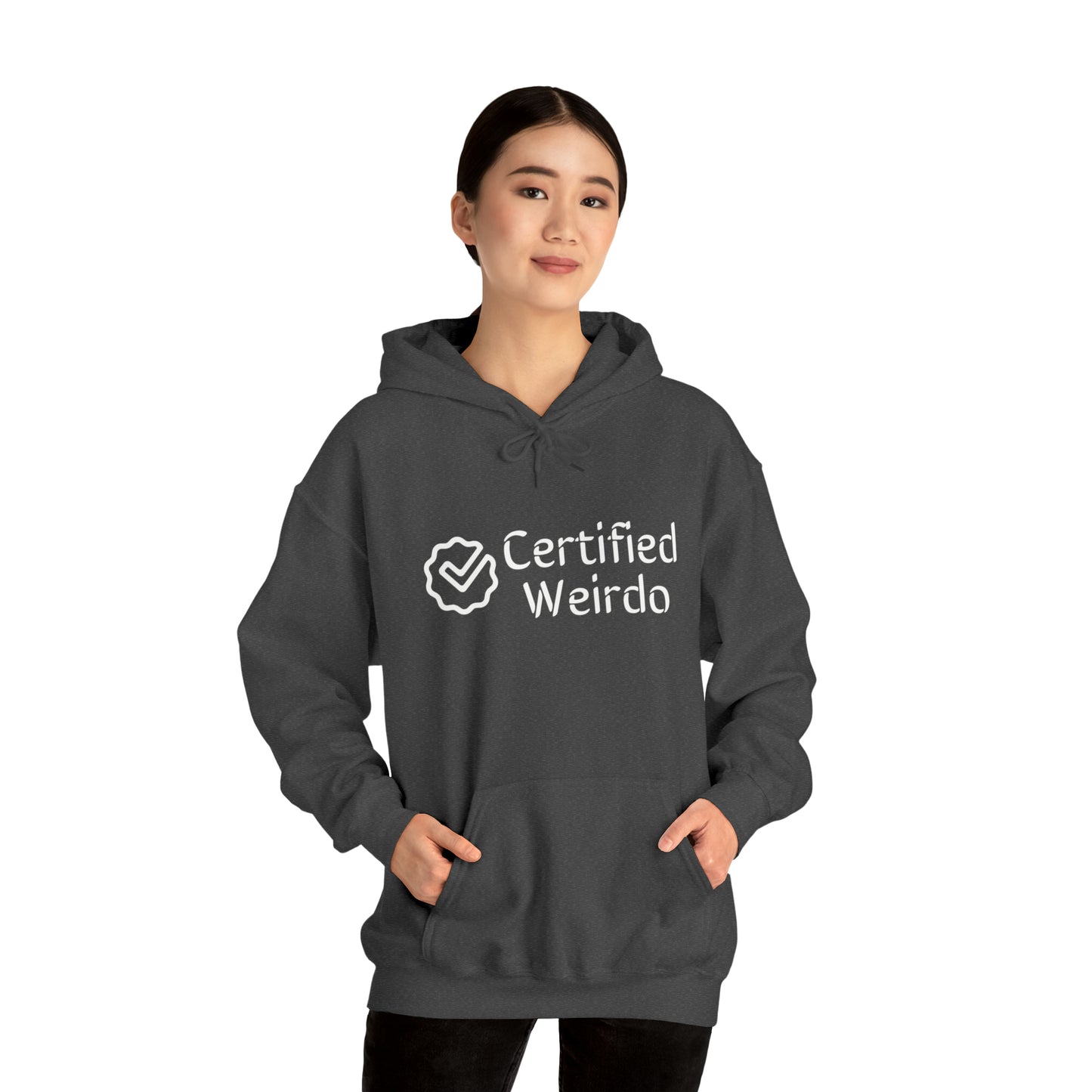 Certified Weirdo Hoodie | Unisex Heavy Blend™ Hooded Sweatshirt