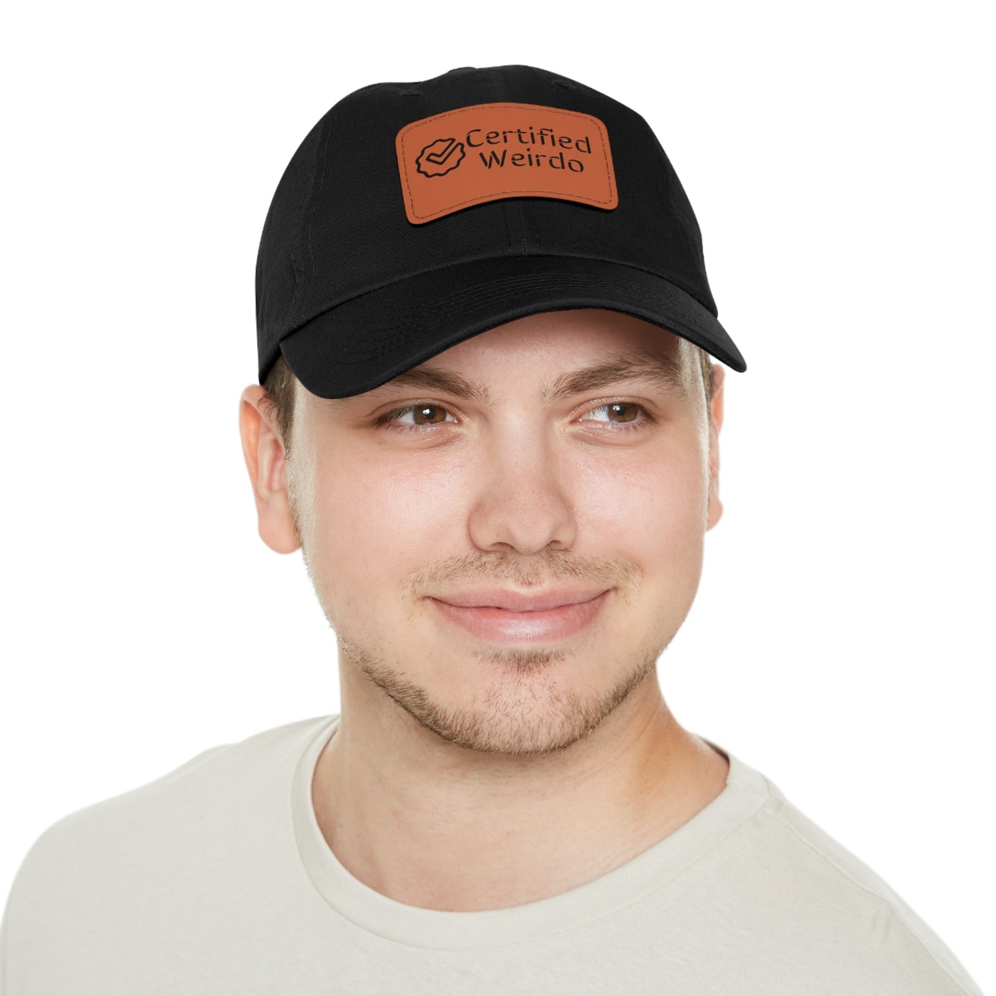Certified Weirdo Hat with Leather Patch (Rectangle)
