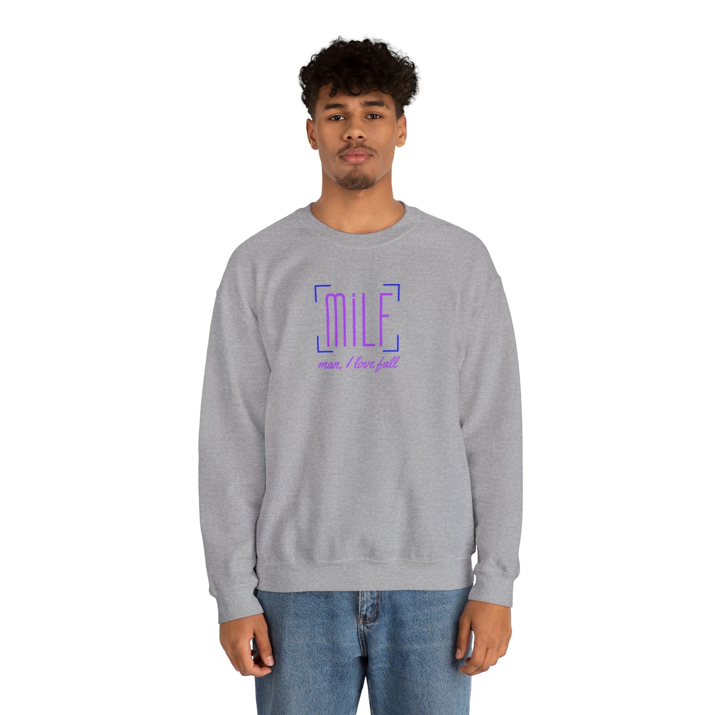 Man, I love fall T-shirt / Sweatshirt | Unisex Heavy Blend™ Crewneck Sweatshirt