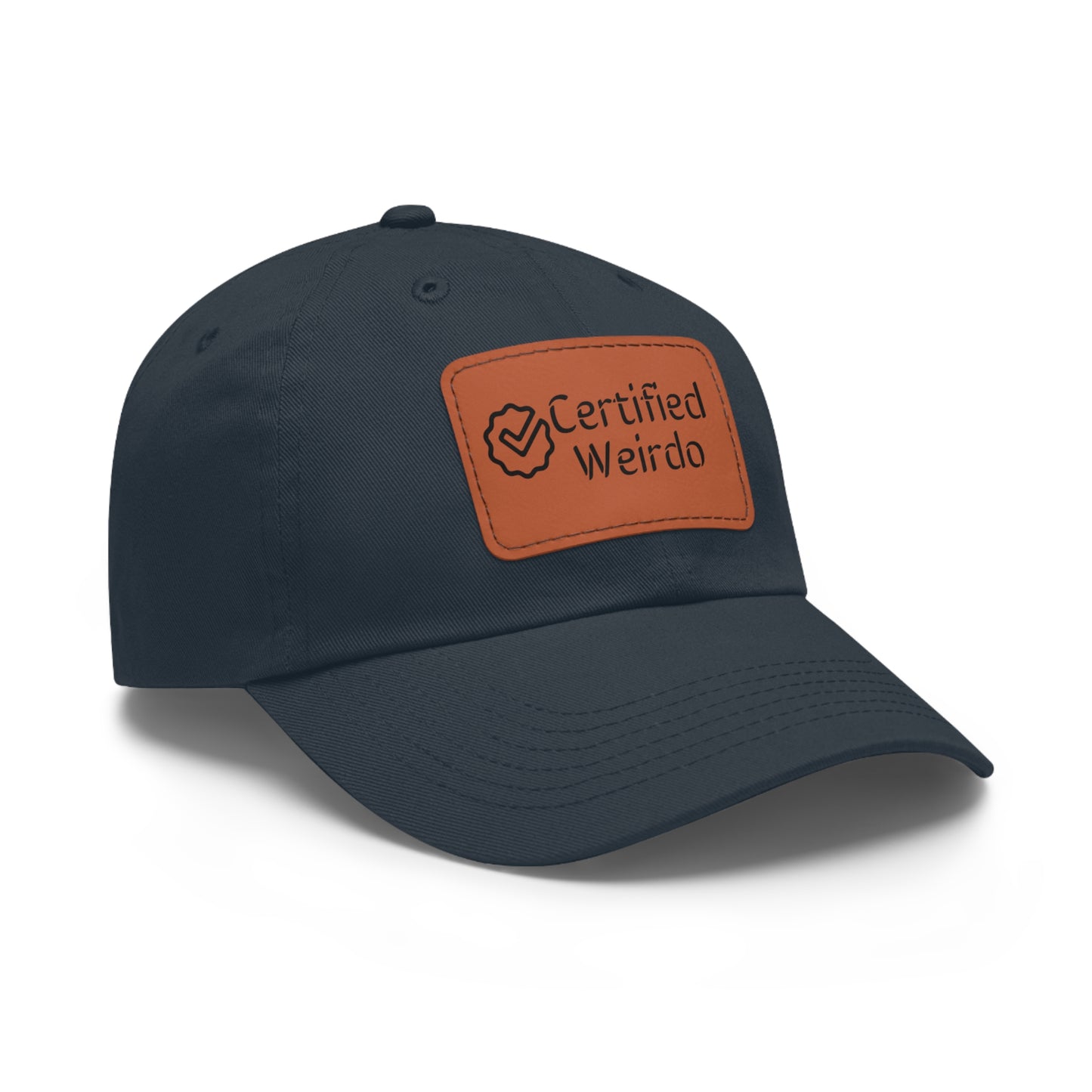 Certified Weirdo Hat with Leather Patch (Rectangle)
