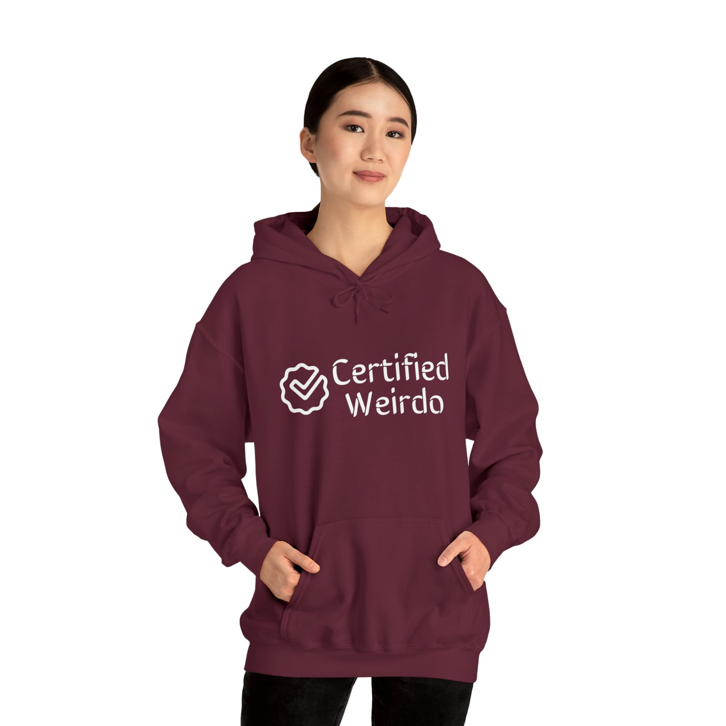 Certified Weirdo Hoodie | Unisex Heavy Blend™ Hooded Sweatshirt