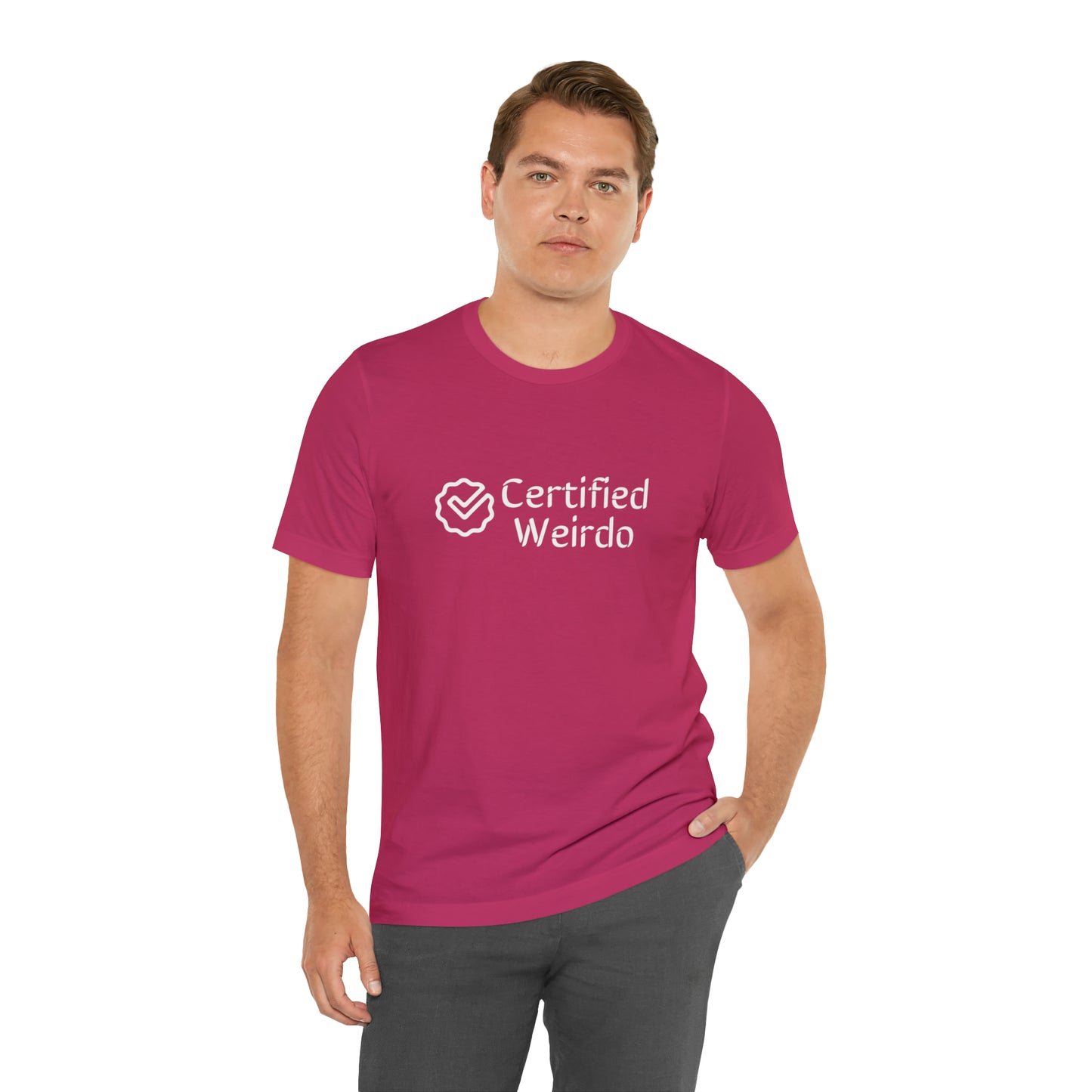 Certified Weirdo Tee | Unisex Jersey Short Sleeve Tee