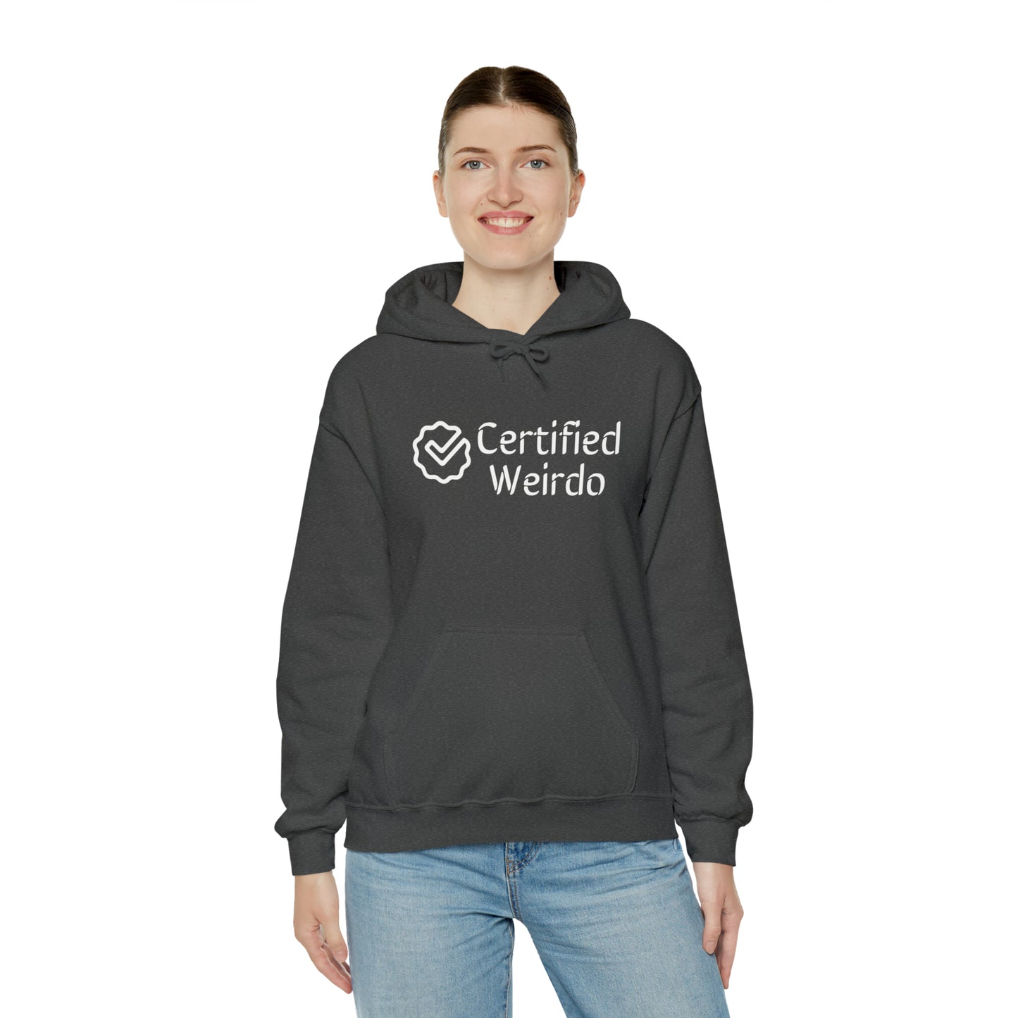 Certified Weirdo Hoodie | Unisex Heavy Blend™ Hooded Sweatshirt