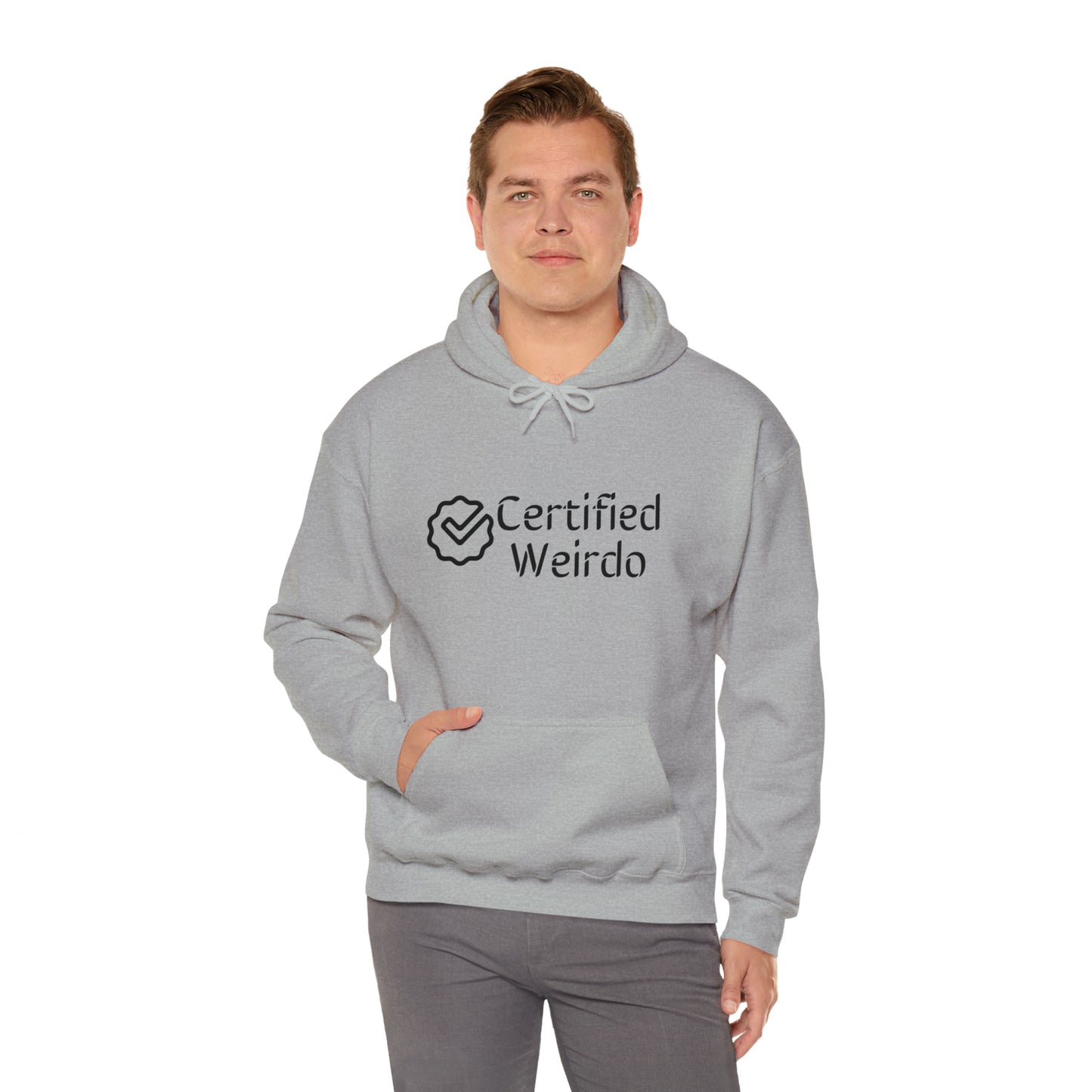 Certified Weirdo Hoodie | Unisex Heavy Blend™ Hooded Sweatshirt