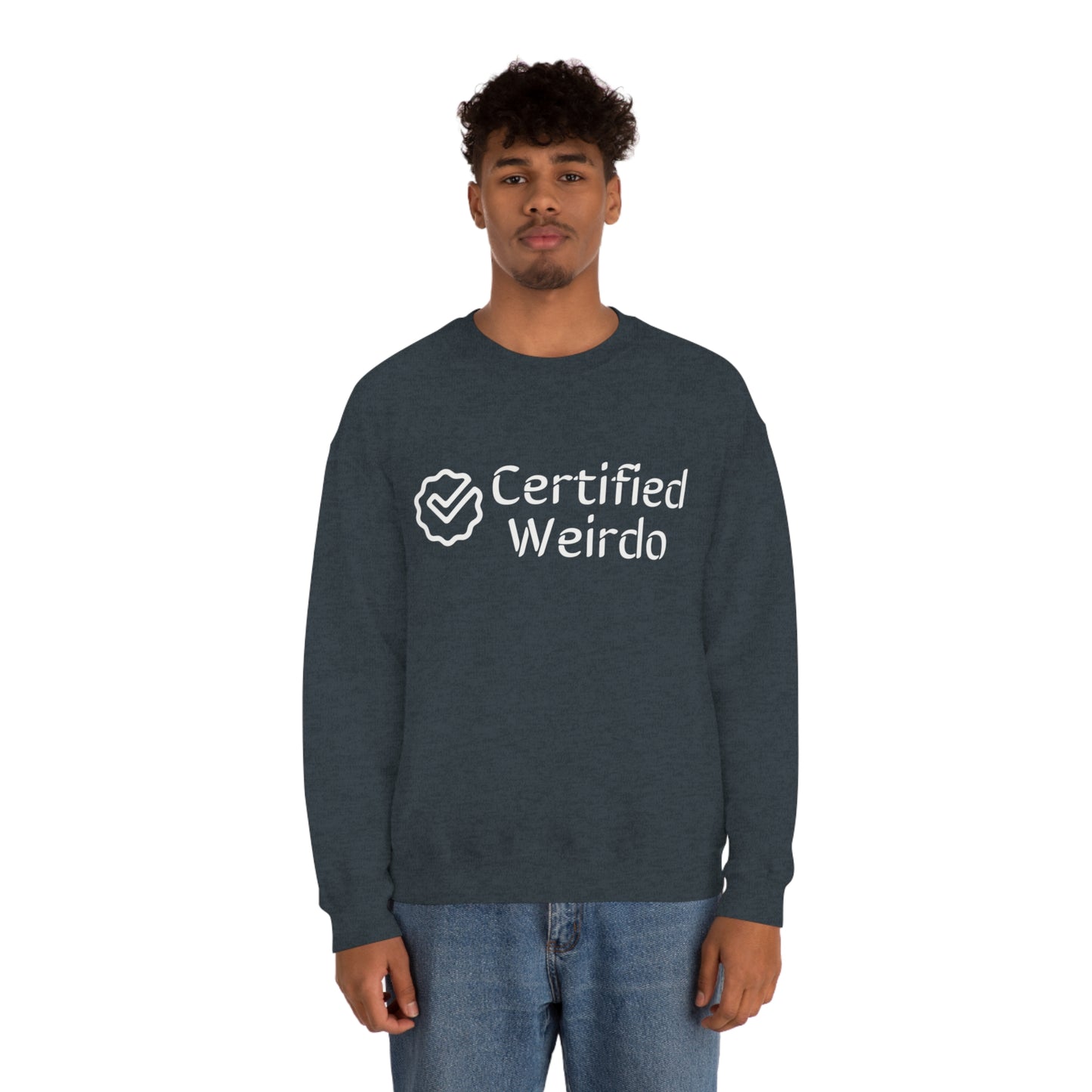 Certified Weirdo Sweatshirt | Unisex Heavy Blend™ Crewneck Sweatshirt