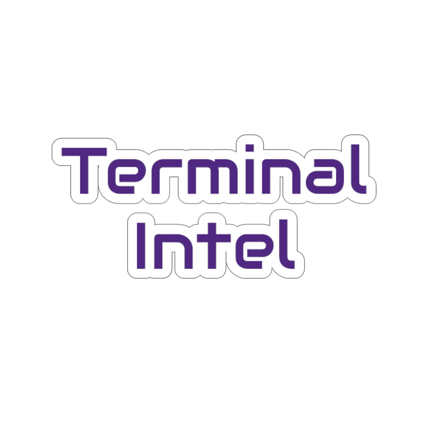 Terminal Intel Sticker