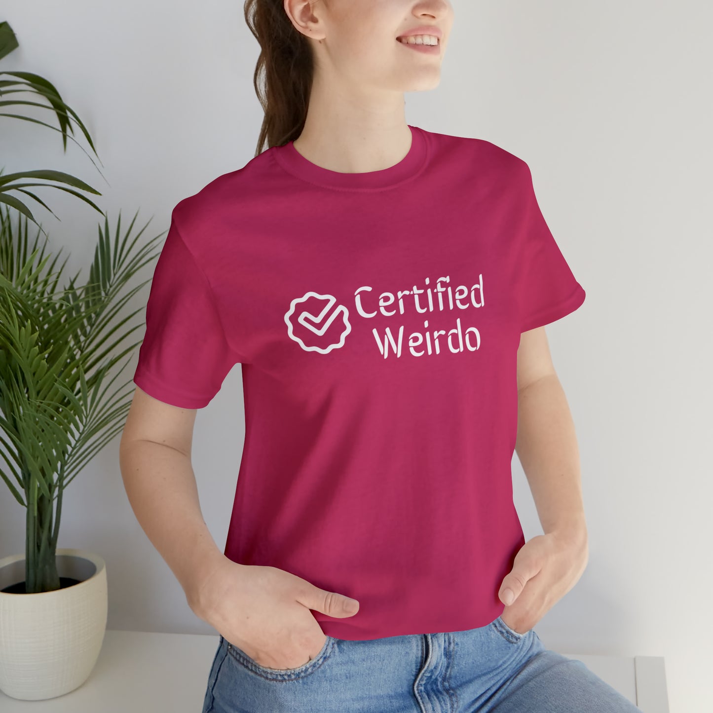 Certified Weirdo Tee | Unisex Jersey Short Sleeve Tee